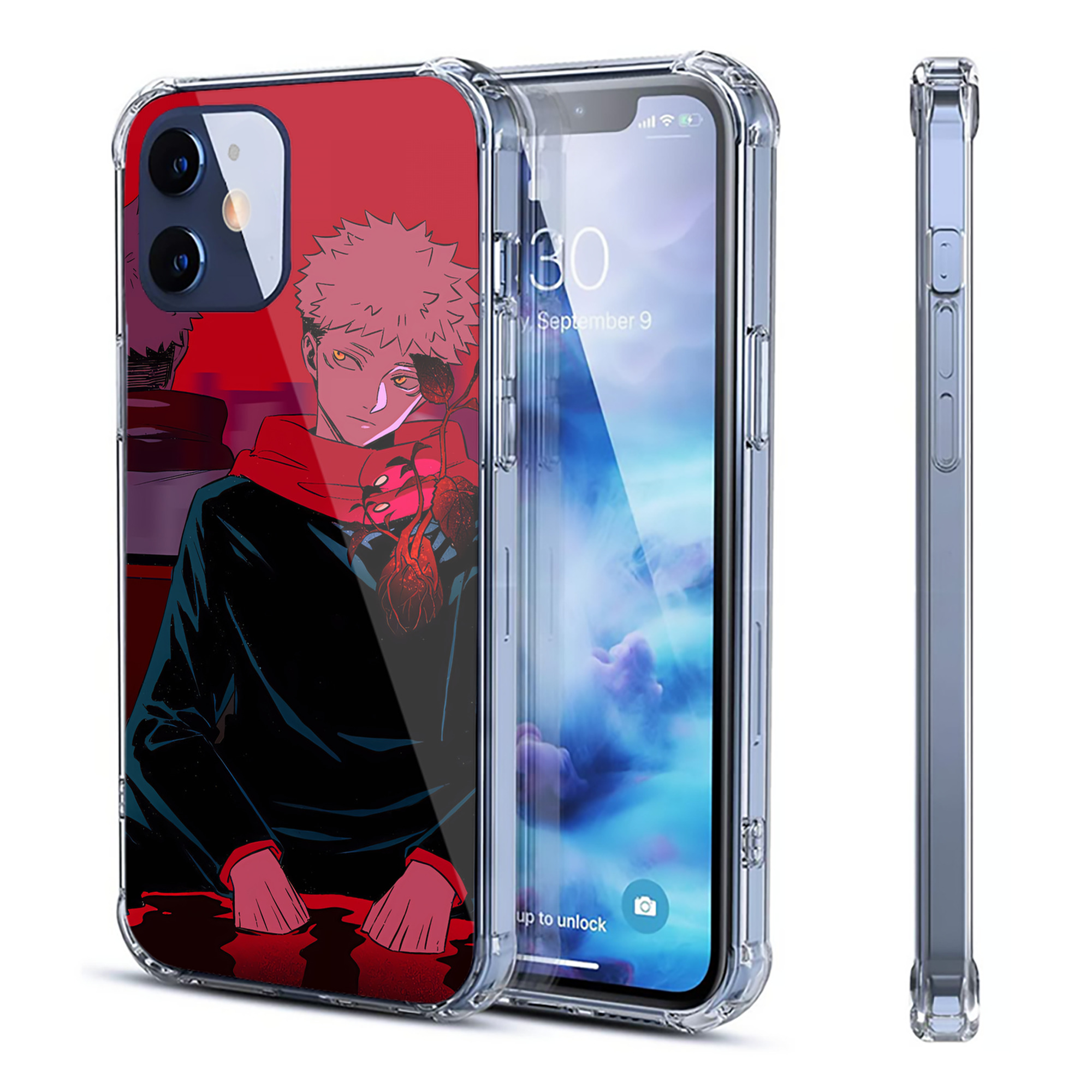 （画像用） SPY×FAMILY间谍家家酒 【iPhone 12シリーズ対応】透明スマホケース（クリアソフトケース）